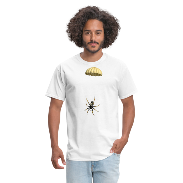 Vintage Parachuting Joro Spider Unisex Classic T-Shirt - Image 2