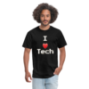 Vintage I Love Tech Unisex Classic T-Shirt - Image 2