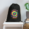 Vintage I Survived The 2024 Hurricane Season Cotton Drawstring Bag - Image 2