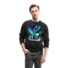 Vintage Aurora Borealis (Northern Lights) With a Pack of Wolves Crewneck Sweatshirt - Image 2