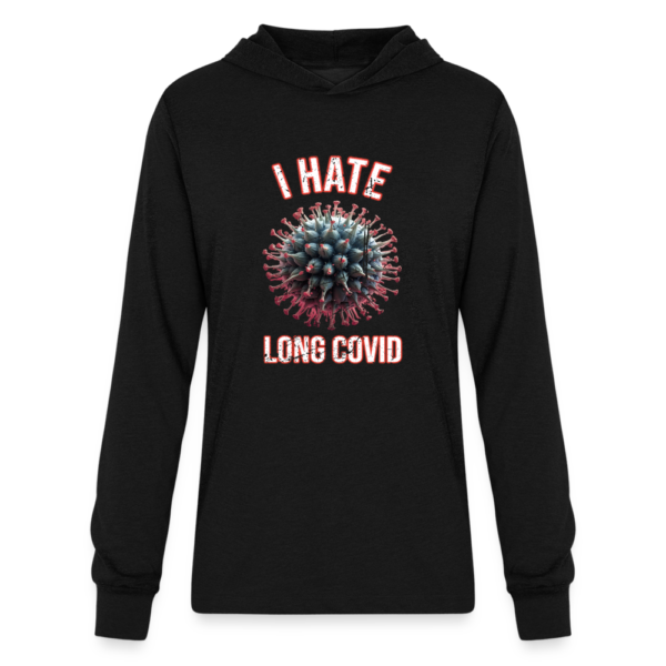 Vintage I Hate Long Covid Unisex Long Sleeve Hoodie Shirt