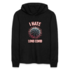 Vintage I Hate Long Covid Unisex Long Sleeve Hoodie Shirt - Image 2