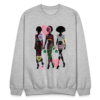 Vintage Black Women With Love Hearts Crewneck Sweatshirt - Image 2