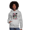 Vintage Black Women With Love Hearts Women's Hoodie - Image 2