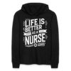 Life is Better As A Nurse  Unisex Long Sleeve Hoodie Shirt - Image 2