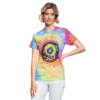 Vintage I Survived The 2024 Hurricane Season  Unisex Tie Dye T-Shirt - Image 3