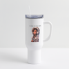 Vintage In My K-Pop Era | Black Anime Girl 40 oz Travel Tumbler - Image 2