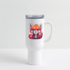 Vintage Red Panda Sipping on a Juicebox 40 oz Travel Tumbler - Image 3