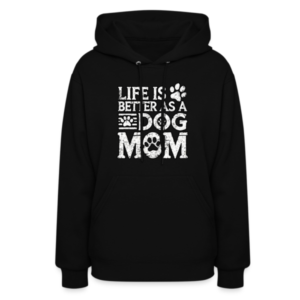 Vintage Life is Better as a Dog Mom Women's Hoodie