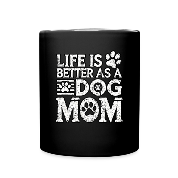 Vintage Life is Better as a Dog Mom Full Color Mug