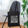 Vintage Life is Better as a Dog Mom Tote Bag - Image 2