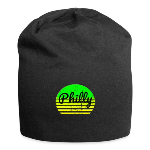 Vintage Philly Vaporwave Retro Sunset Jersey Beanie