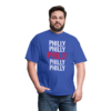 Vintage Repeating Philly Unisex Classic T-Shirt - Image 3