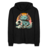 Vintage Axolotl Kaiju Japanese Wave Unisex Long Sleeve Hoodie Shirt - Image 2