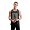 K-pop Words With Heart Hand Symbol Aesthetic Men’s Premium Tank - Image 2