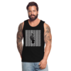 K-pop Words With Heart Hand Symbol Aesthetic Men’s Premium Tank - Image 3