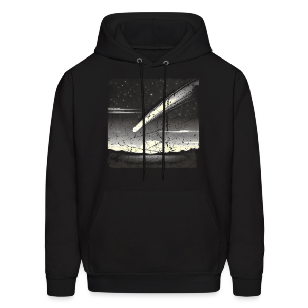 Vintage Retro Long Tail Comet In The Sky Hoodie