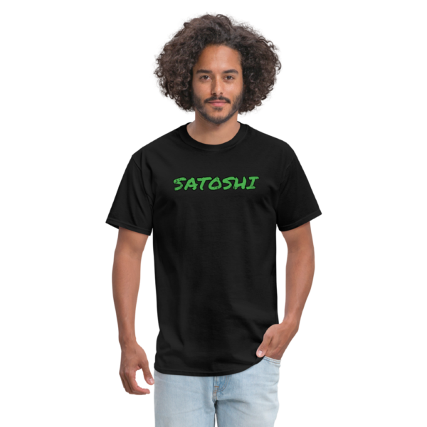 Vintage Green Satoshi Unisex Classic T-Shirt - Image 2