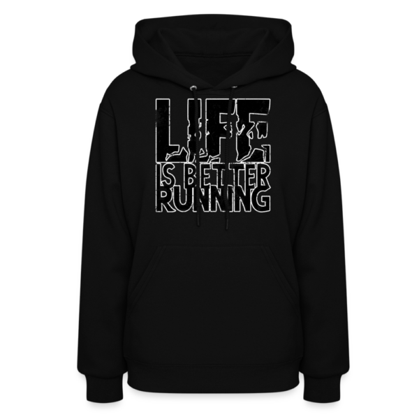 Vintage Life Is Better Running Women's Hoodie