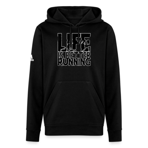 Vintage Life Is Better Running Adidas Unisex Fleece Hoodie