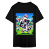 Vintage Style Raccoon Dabbing at #Soccer Game Unisex Classic T-Shirt - Image 6