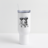 Vintage Twin African Women 40 oz Travel Tumbler - Image 2