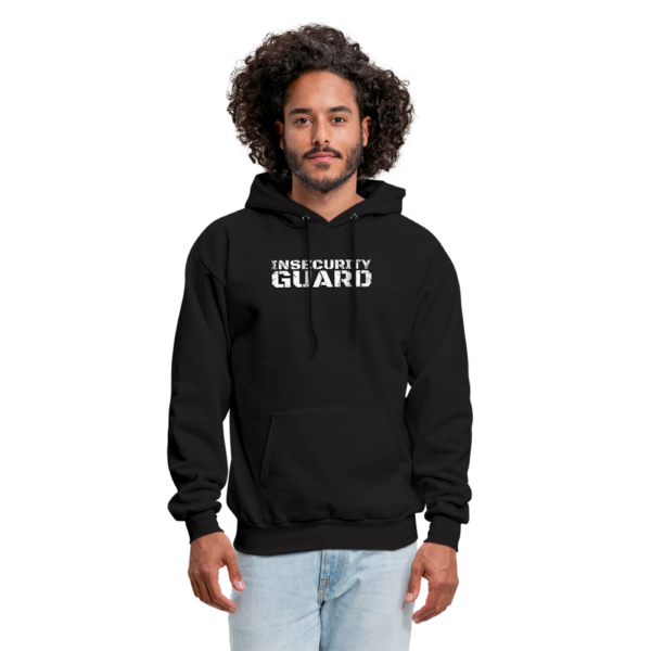 Vintage Funny Insecurity Guard Graphic Hoodie - Image 2