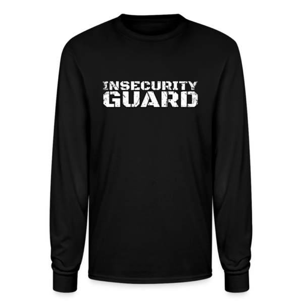 Vintage Funny Insecurity Guard Graphic Champion Unisex Long Sleeve T-Shirt