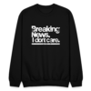 Vintage Breaking News. No Interest Crewneck Sweatshirt - Image 4