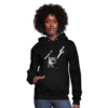 Vintage Cat Selfie at a Passenger Rocket Liftoff Women's Hoodie - Image 2