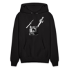 Vintage Cat Selfie at a Passenger Rocket Liftoff Men's Hoodie - Image 4