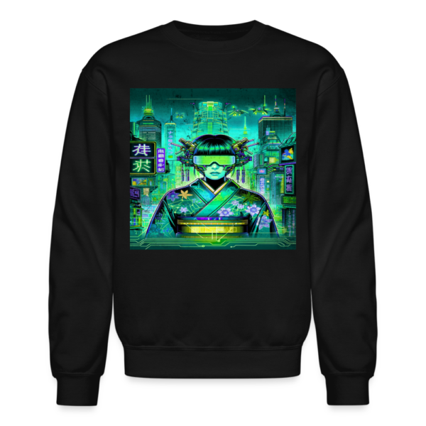 Vintage Futurecore Cyberpunk Kimono  Crewneck Sweatshirt