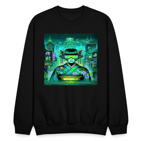 Vintage Futurecore Cyberpunk Kimono  Crewneck Sweatshirt - Image 4