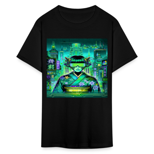 Vintage Futurecore Cyberpunk Kimono Unisex Classic T-Shirt - Image 4