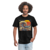 Vintage Japanese Wave Retro Sunset Fibonacci Unisex Classic T-Shirt - Image 2