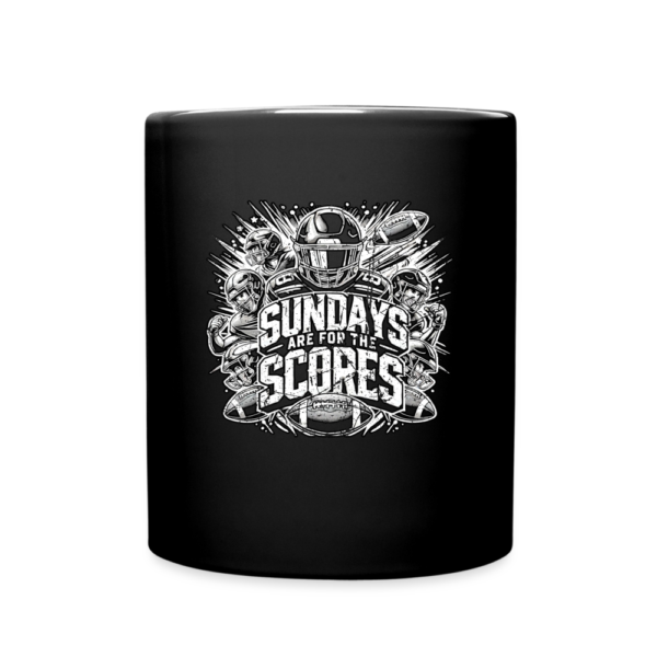 Vintage Sundays Are For The Scores Fantasy Football Full Color Mug