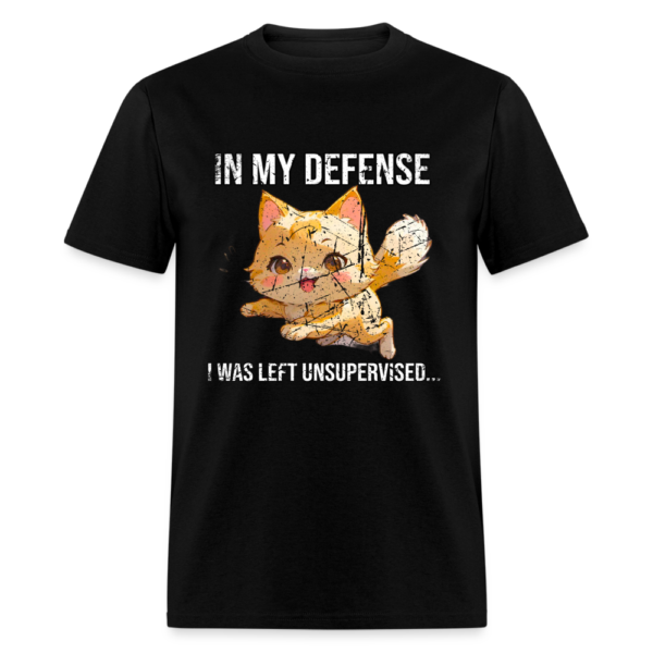 Vintage In My Defense | Unsupervised Cat Unisex Classic T-Shirt