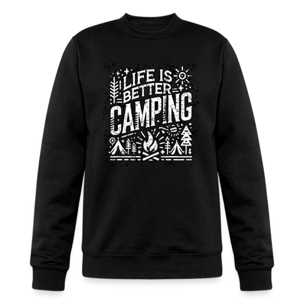 Vintage Life Is Better Camping Champion Unisex Powerblend Sweatshirt