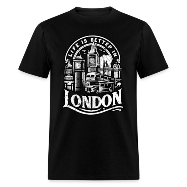 Vintage Life is Better in London Unisex Classic T-Shirt