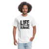 Vintage Life is Better Running Unisex Classic T-Shirt - Image 2