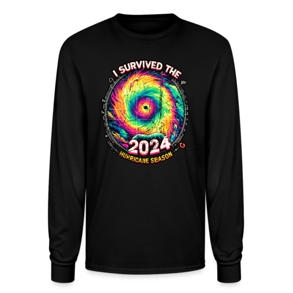 Vintage I Survived The 2024 Hurricane Season Champion Unisex Long Sleeve T-Shirt