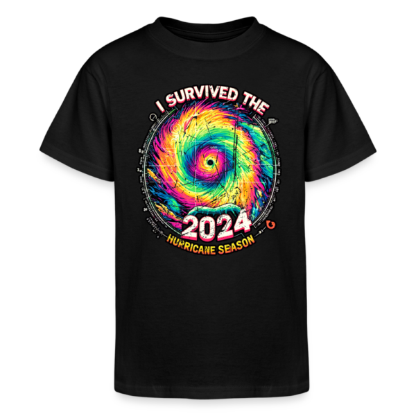 Vintage I Survived The 2024 Hurricane Season Champion Kid's T-Shirt