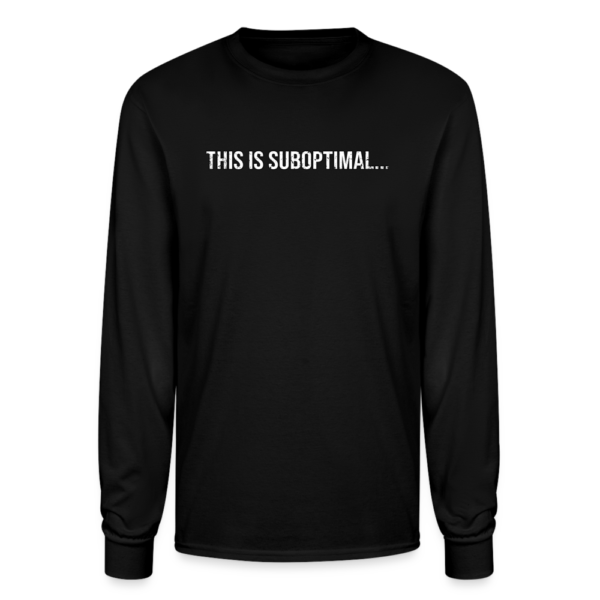 Vintage Style "This Is Suboptimal..." Champion Unisex Long Sleeve T-Shirt