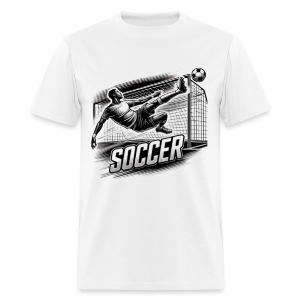 Bicycle Kick By A Black Soccer Player Unisex Classic T-Shirt #soccer