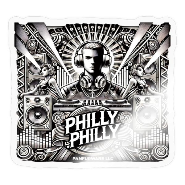 Philly Philly Night Club Music Sticker