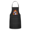 Dabbing Raccoon and Barbecue Grill Fire Adjustable Apron - Image 2