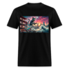 Monster Kaiju Cat Rampaging a City Unisex Classic T-Shirt #catzilla - Image 2