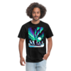 Aurora Borealis (Northern Lights) With a Pack of Wolves Unisex Classic T-Shirt - Image 3