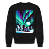 Aurora Borealis (Northern Lights) With a Pack of Wolves Crewneck Sweatshirt - Image 2