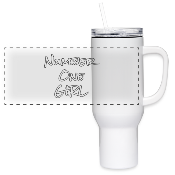 Urban Number One Girl 40 oz Travel Tumbler - Image 2